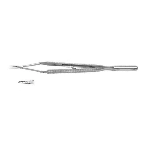 DOUBLE-ACTION MICRO NEEDLE HOLDER, (USE W/ 5-0, 6-0, 7-0 SUTURE), STR W/ LOCK, 7 1/4" (18.5 CM)