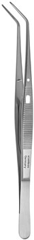 Cotton and Dressing Forceps 6" serrated angled w/lock