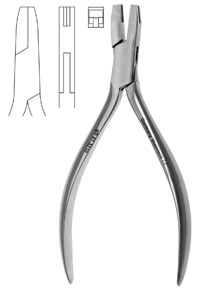 Cerclage Bending Pliers 5" with slotted jaw
