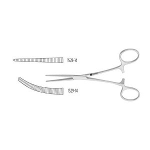 PEAN-BABY FORCEPS, EXTRA DELICATE, 5 1/2" (14.0 CM), STRAIGHT