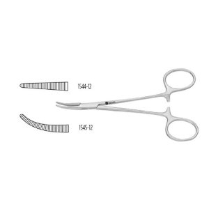 HALSTED MOSQUITO FORCEPS, STANDARD PATTERN, 5" (12.7 CM), 1X2 TEETH, STRAIGHT