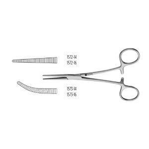 CRILE FORCEPS, CURVED, 5 1/2" (14.0 CM)