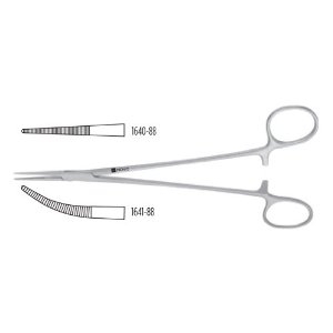 JACOBSON MICRO ARTERY FORCEPS, DELCIATE, 7 1/8" (18.1 CM), FULLY CURVED