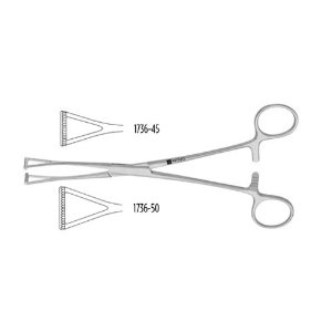 DUVAL-COLLINS TISSUE GRASPING FORCEPS, JAWS 15.0 MM WIDE, 7 1/2" (19.0 CM)