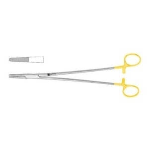 WANGENSTEEN NH, JAWS HAVE TC INSERTS (USE W/ 1-0, 2-0, & 3-0 SUTURE), STR, 11" (28.0 CM)