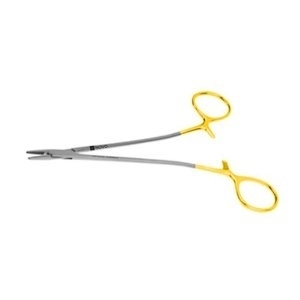COOLEY MICROVASCULAR NH, TC, VERY DELICATE, STRAIGHT JAWS, INDENTED SHANKS, SMOOTH, 8"