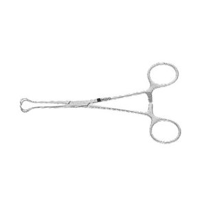 BABCOCK-BABY TISSUE FORCEPS, EXTRA-DELICATE JAWS, 6.0 MM WIDE JAWS, 5 1/2" (14.0 CM)