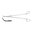 LAWRENCE FORCEPS, JAWS STRONGLY CURVED, 7 1/4" (18.0 CM)