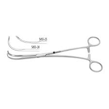 SEMB DISSECTING & LIGATURE FORCEPS, 9 1/2" (24.0 CM), STRONG CURVE