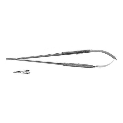JACOBSON MICRO NEEDLE HOLDER, (USE W/ 7-0, 8-0 SUTURE), STRAIGHT W/ OUT LOCK, 8 1/4" (21.0 CM)