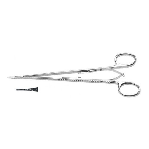 DIETHRICH NEEDLE HOLDER, W/ SPRING & RING HANDLES, (USE W/ 6-0, 7-0, 8-0 SUTURE), 1.0 MM JAW, 6"