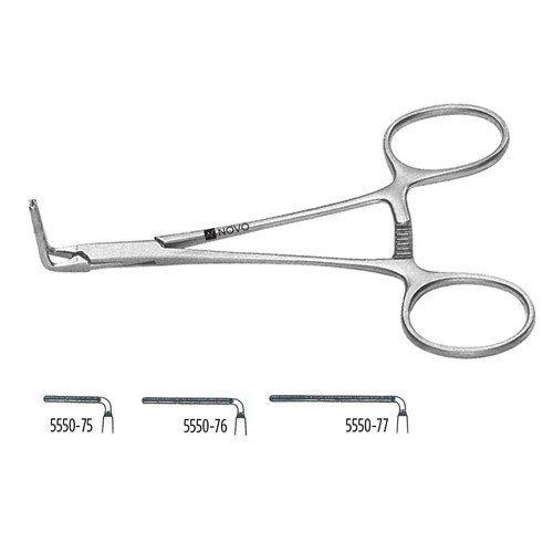 COOLEY OCCLUDING CLAMP, RIGHT ANGLE JAWS, 5 1/2" (14.0 CM), 17.0 MM JAW