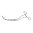 GRANT ABDOMINAL AORTIC ANEURYSM CLAMP, 10 1/2" (26.5 CM), DEBAKEY JAWS, 6.5 CM LONG