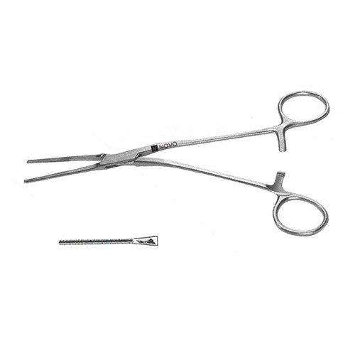 COOLEY PATENT DUCTUS CLAMP, JAWS, 3.0 CM LONG, 8" (20.0 CM), STRAIGHT SHANKS