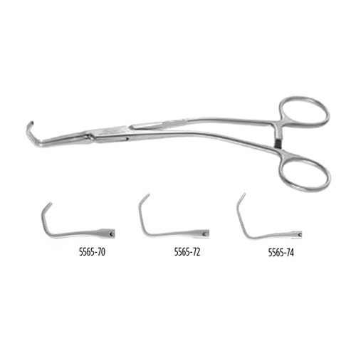 COOLEY TANGENTIAL OCCLUSION CLAMP, 7 3/4" (19.5 CM), JAWS 6.0 MM DEEP, 2.0 CM WIDE