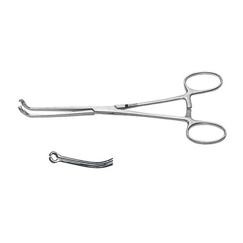 JAVID CAROTID ARTERY CLAMP, LARGE, JAWS CLOSE TO 6.0 MM RING, 7 1/8" (18.0 CM)