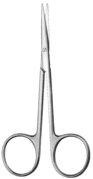 Strabismus Scissors 4 1/2" curved blunt
