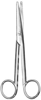 Mayo-Stille Scissors 5 1/2" curved rounded