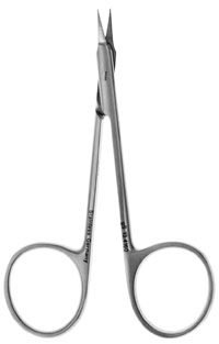 Gradle Scissors 3 3/4" curved sharp/sharp