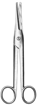 Mayo Noble Scissors 6 1/2" curved beveled