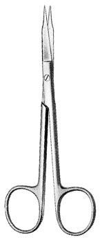 Goldman-Fox Scissors 5" curved serr
