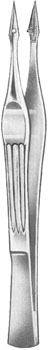 Carmalt Splinter Forceps 4 1/4" straight serrated