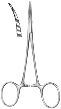 Petit-Point Jacobson Mosquito Forceps 5" curved
