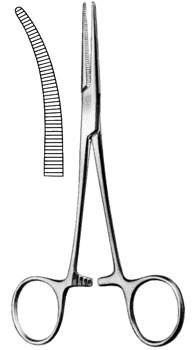 Crile Forceps 5 1/2" curved delicate