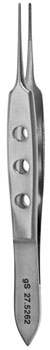 Bishop Harmon Forceps 3 1/2" serrated x-del 0.5mm
