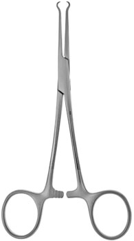 Vasectomy Forceps 5 1/2" 3mm curved end
