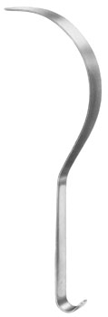 Deaver Retractor 12" x 1" thin handle