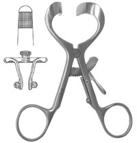 Metatarsal Retractor 4 1/2" with serrated blades (Cox)