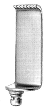 Caspar Serrated blade 40x23mm depth