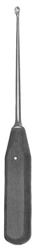 Volkmann Long Curette 11" straight #3/0 phenolic handle