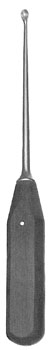 Volkmann Long Curette 11" straight #1 phenolic handle