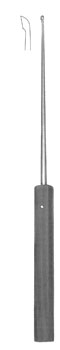 Sypert Curette 16" angled #2/0 oval 4.4mm phenolic handle