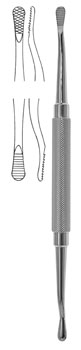Bone File #12A DE 7" 5mm straight plain/cross serrations