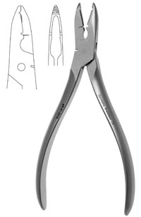 Wire Bending Pliers 6" with notched jaw