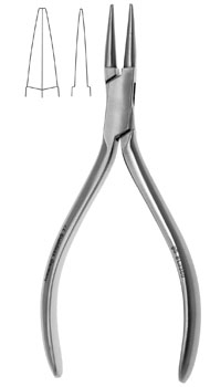 Round Nose Pliers 5 1/2" smooth 1mm tip delicate