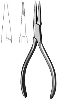 Flat Nose Pliers 6" 2mm delicate