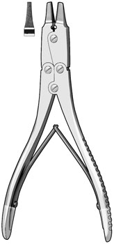 Wire Extraction Pliers 7" DA 2mm TC