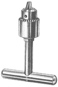 Steinmann Pin Chuck key 4" cannulated max 5.0/7.0mm